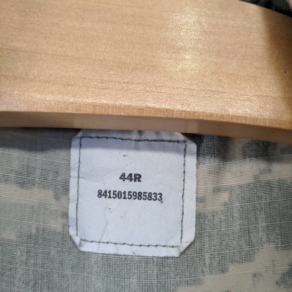U.S. Air Force USAF Utility Coat Camo Green Size 44 Patches Pockets - Picture 14 of 15
